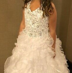 Mac Duggal by sugar pageant gown